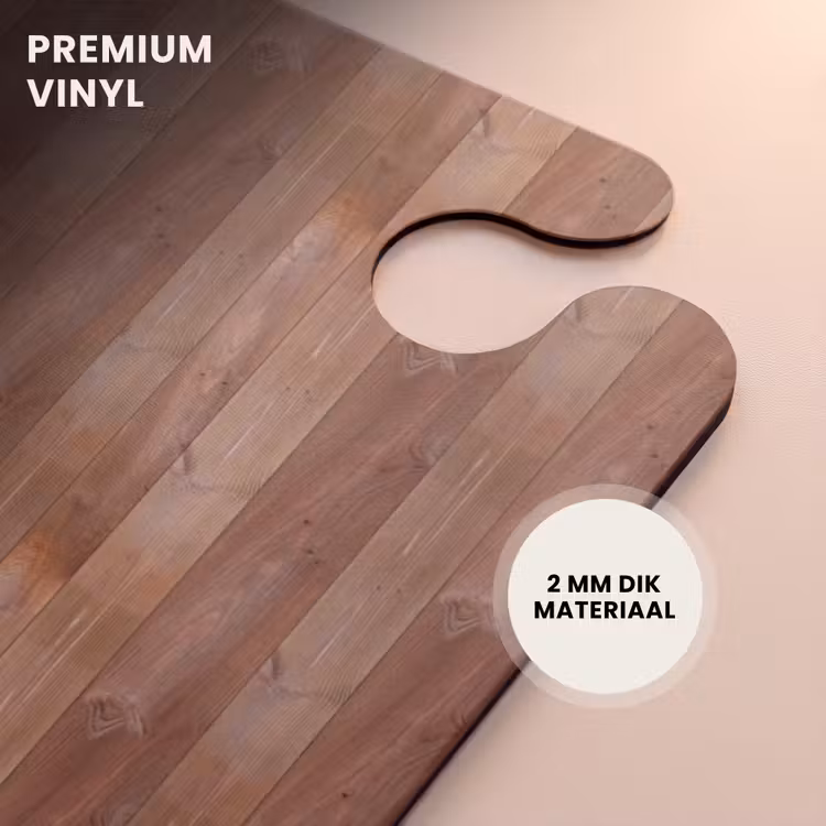 CaseSwap™ - Roodbruin met hout structuur — 6