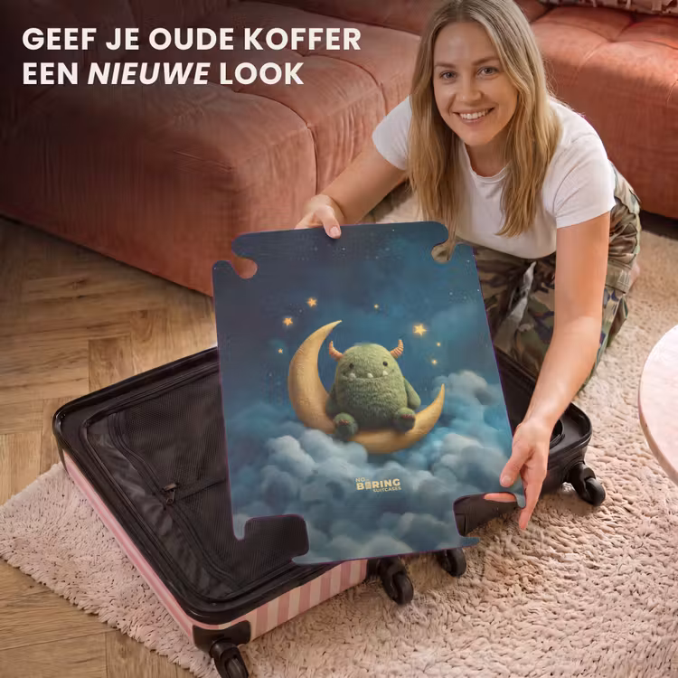 CaseSwap™ - Groen monster op de maan — 3