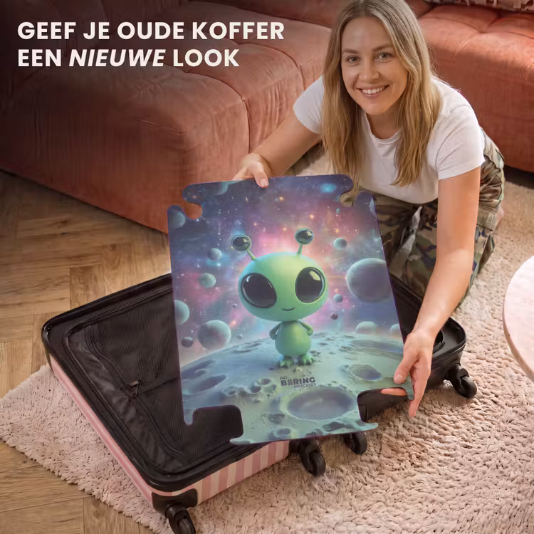 CaseSwap™ - Groene alien op een planeet — 3