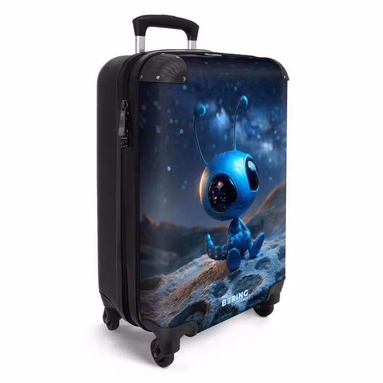 CaseSwap™ - Kleine blauwe alien die naar de melkweg kijkt — 2