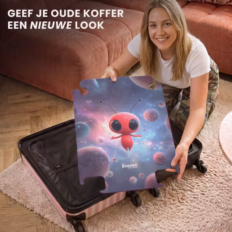CaseSwap™ - Roze alien tussen de planeten — 3