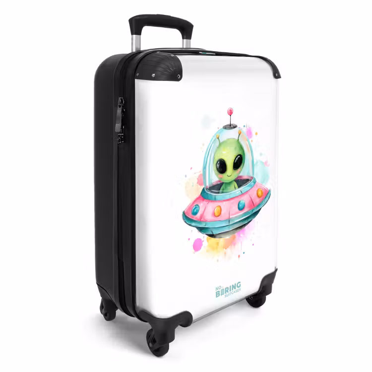 CaseSwap™ - Alien in een kleurrijke ufo — 2