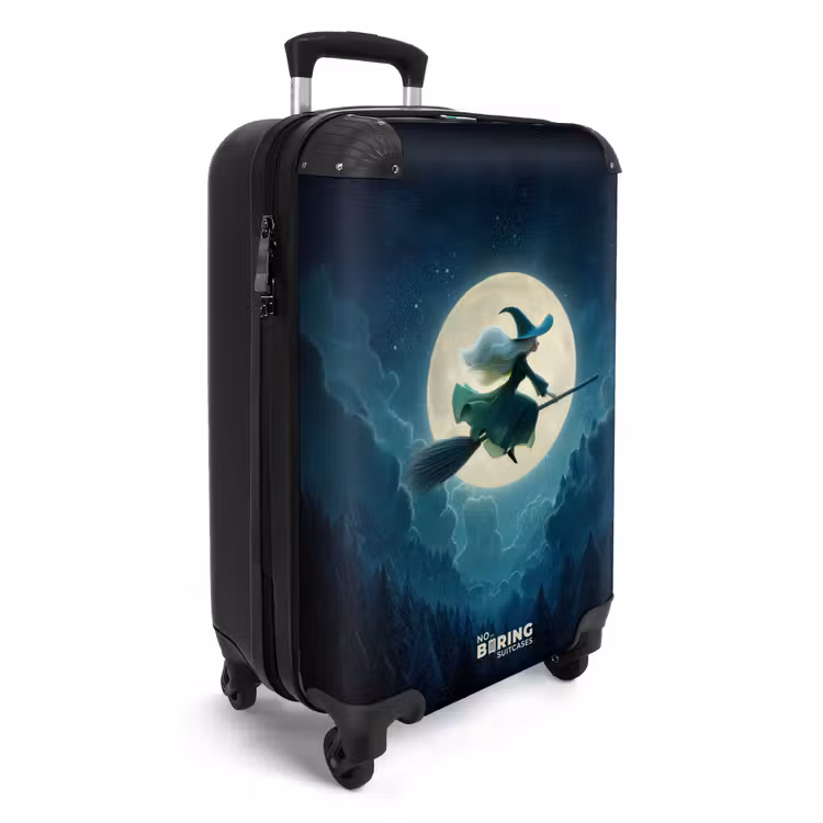 CaseSwap™ - Oudere heks op een bezem onder de maan — 2