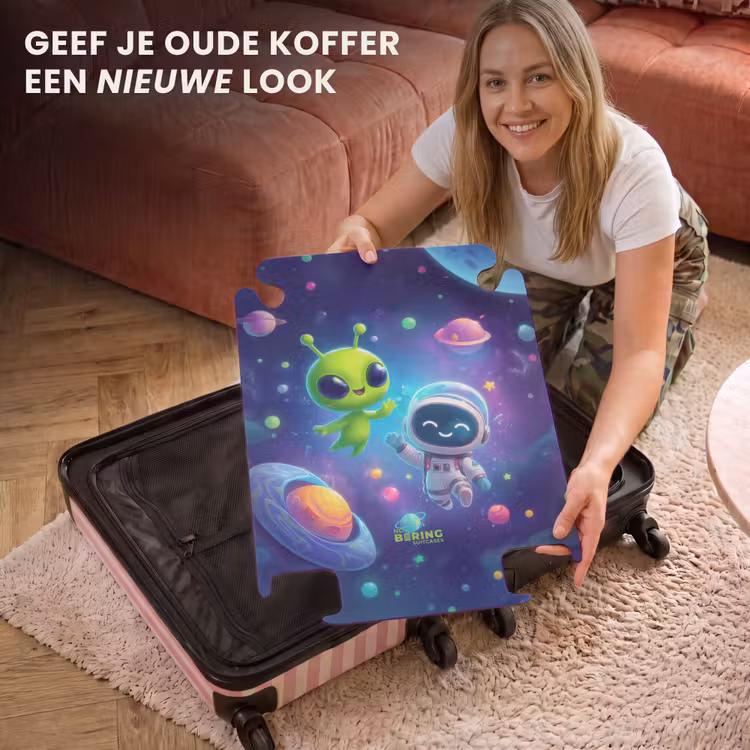 CaseSwap™ - Alien en astronaut in de ruimte — 3