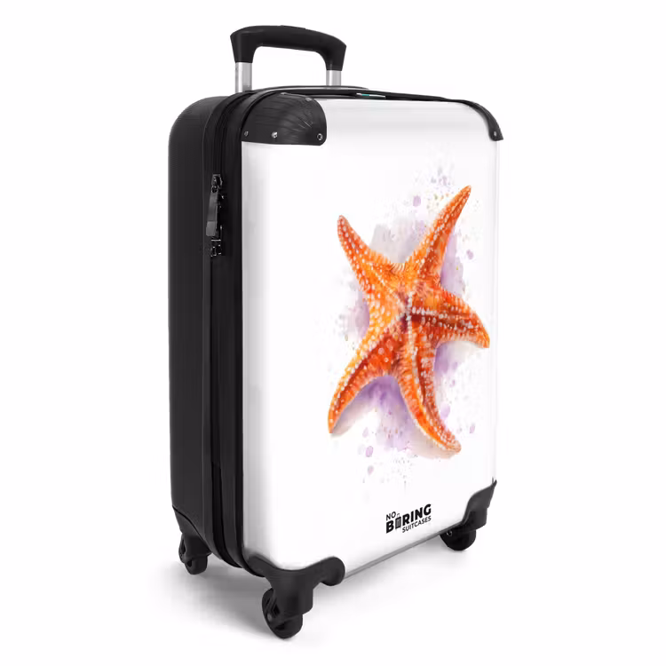 CaseSwap - Oranje zeester op een witte achtergrond — 2