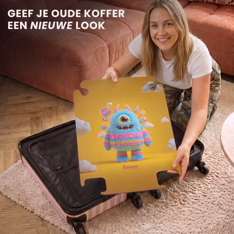 CaseSwap™ - Snoep monster op een gele achtergrond — 3