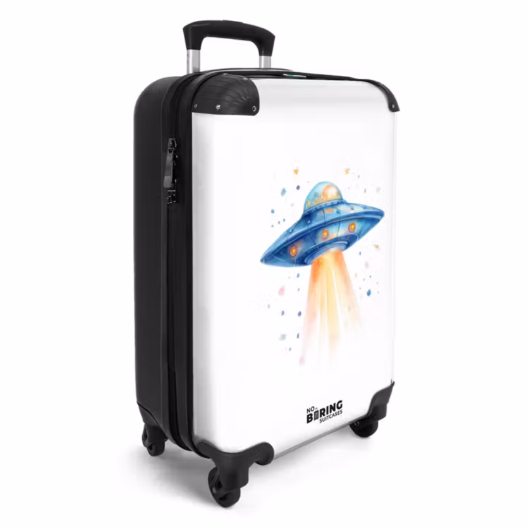 CaseSwap™ - Blauwe ufo die opstijgd — 2