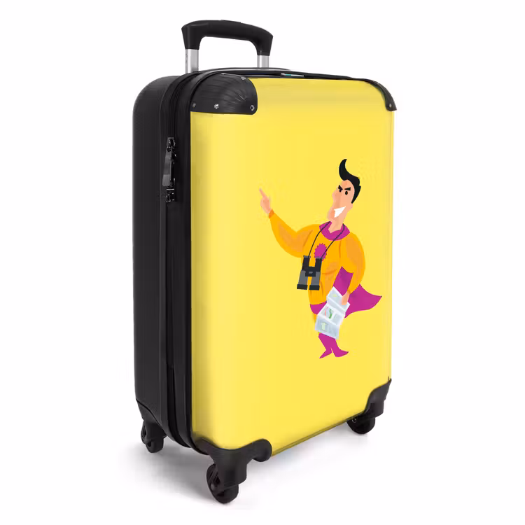 CaseSwap™ - VakantieDiscounter - Tourguide - Cartoon — 2