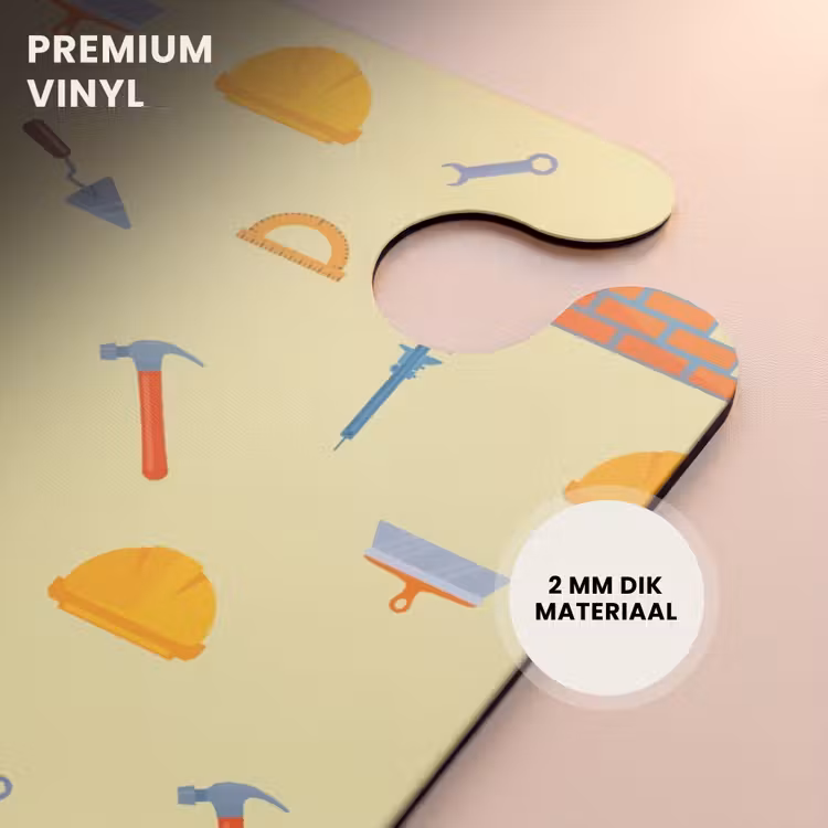 CaseSwap - Bouwgereedschap patroon op lichtgele achtergrond — 6