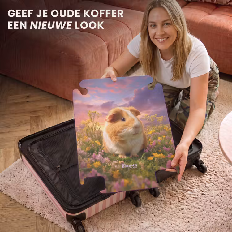 CaseSwap™ - Hamster tussen de bloemen met zonsondergang — 3