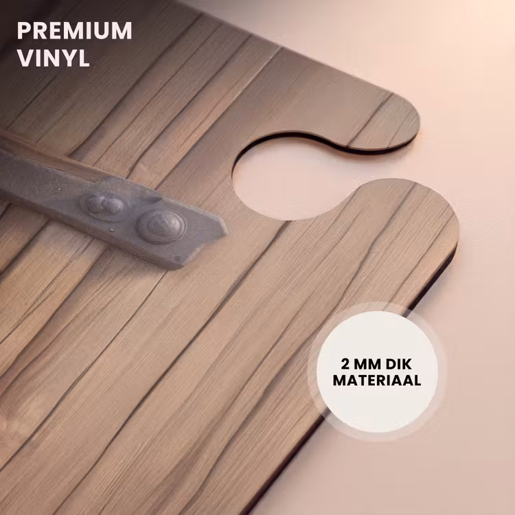 CaseSwap™ - Bruine stier steekt hoofd door houten deur — 6