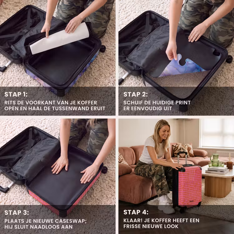 CaseSwap™ - Organisch - Raster - Roze — 4