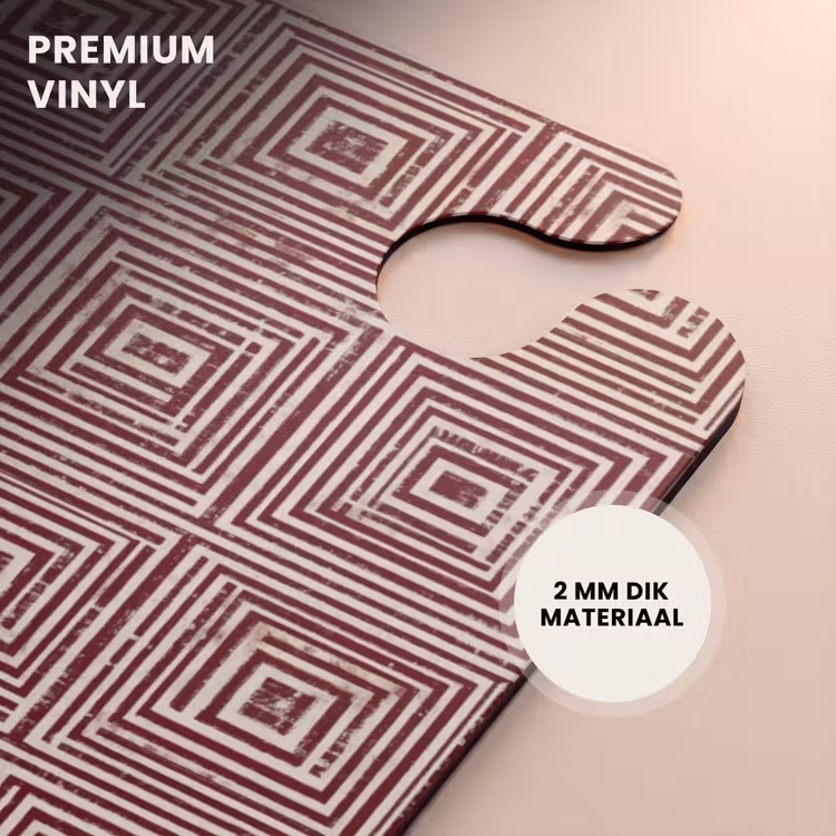 CaseSwap™ - Geometrisch - Patroon - Rood — 6