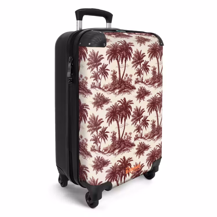 CaseSwap™ - Tropisch - Geometrisch - Bordeauxrood — 2