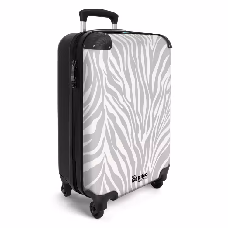 CaseSwap™ - Zebra - Motief - Grijs — 2