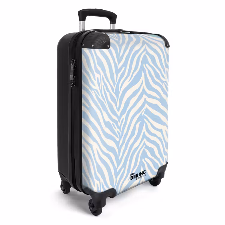 CaseSwap™ - Zebra - Motief - Blauw - Wit — 2