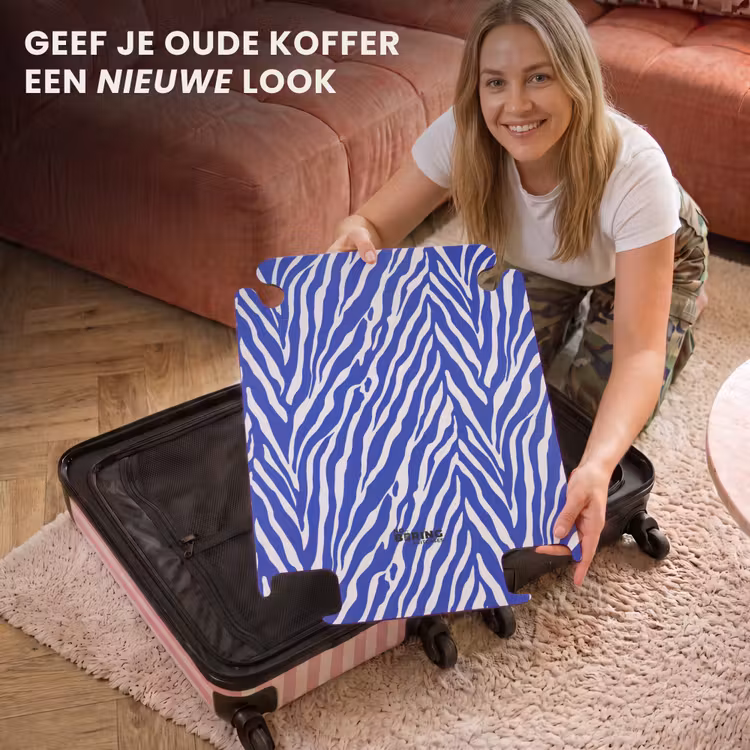 CaseSwap™ - Zebra - Patroon - Kobalt - Blauw — 3