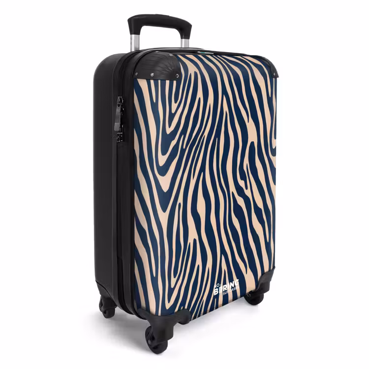 CaseSwap™ - Zebra - Patroon - Blauw - Beige — 2