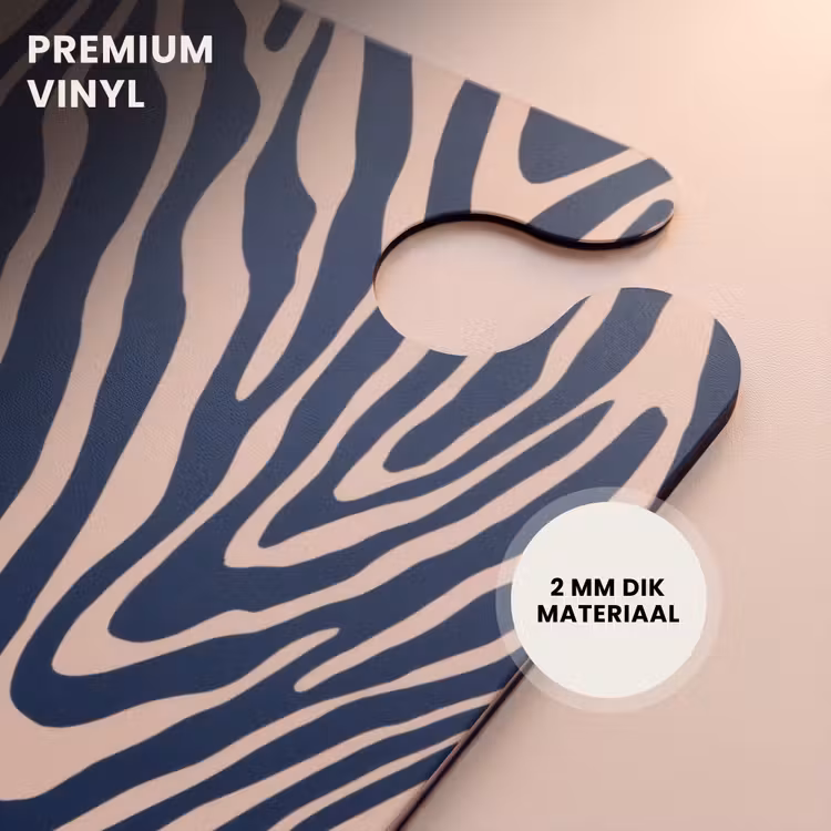 CaseSwap™ - Zebra - Patroon - Blauw - Beige — 6
