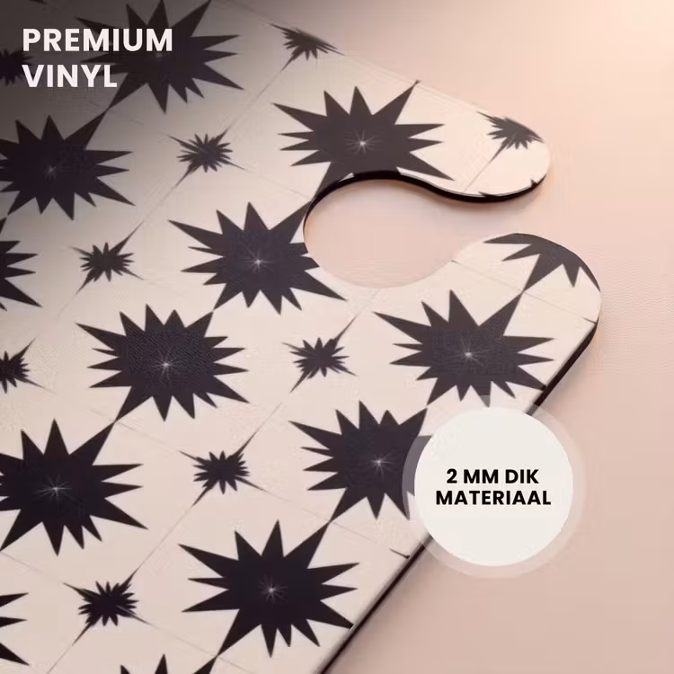 CaseSwap™ - Stervormen - Geometrisch - Zwart — 6