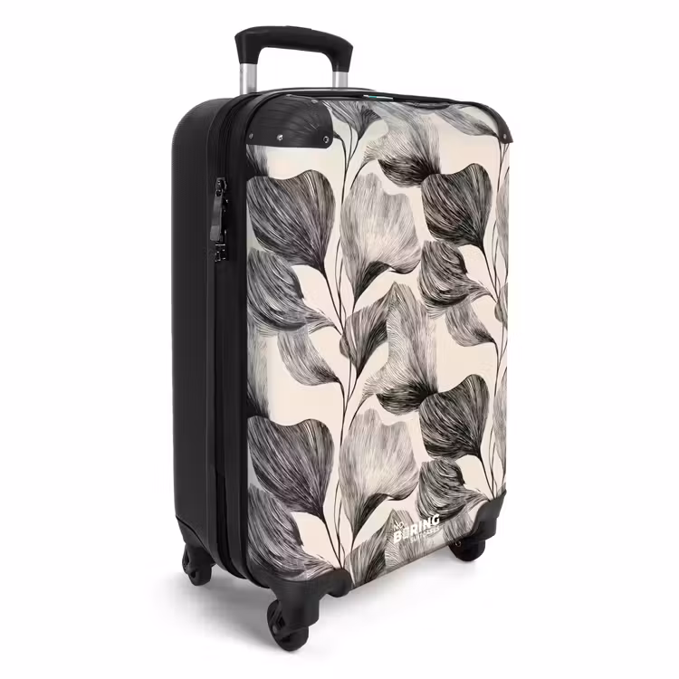 CaseSwap - Botanisch - Bladeren - Zwart — 2
