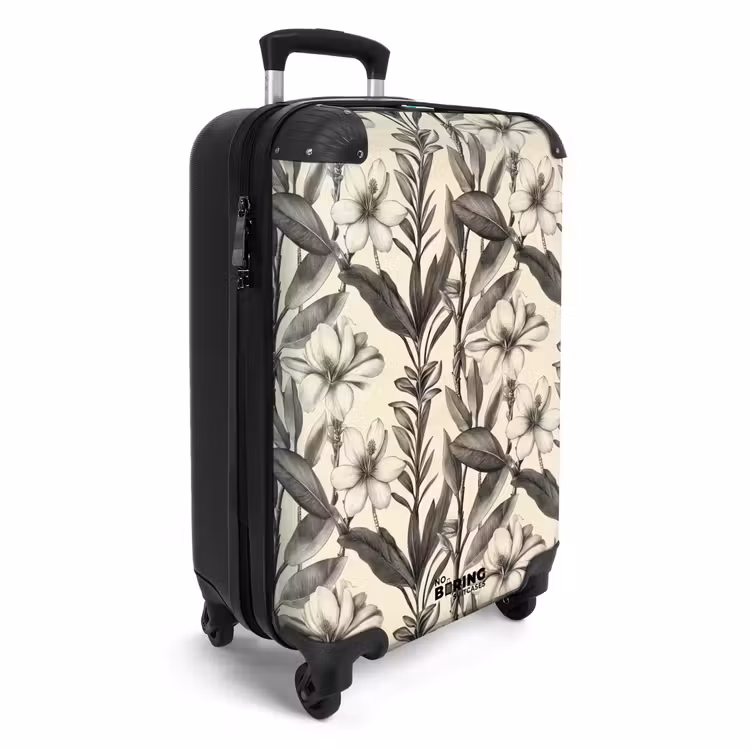 CaseSwap™ - Klassiek - Botanisch - Zwart - Beige — 2