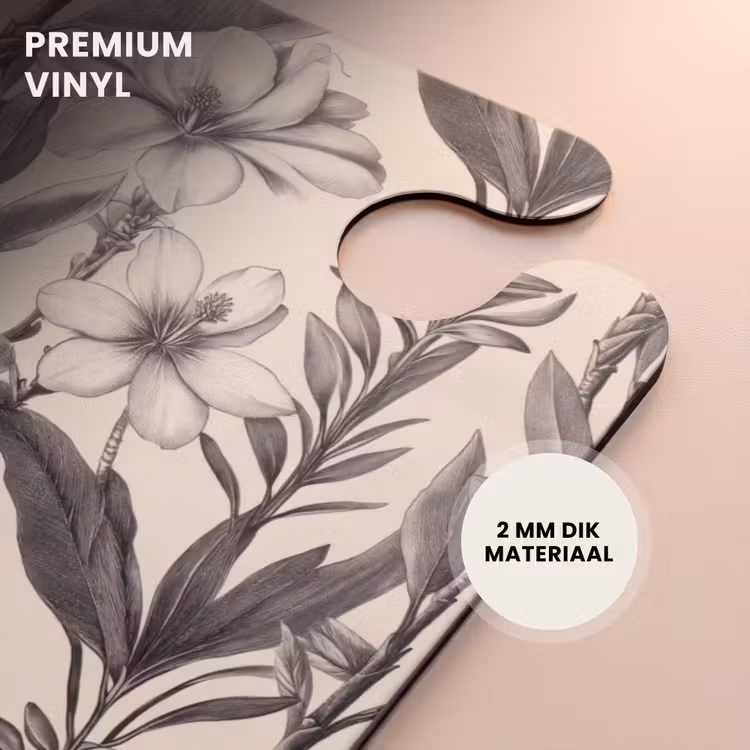 CaseSwap™ - Klassiek - Botanisch - Zwart - Beige — 6