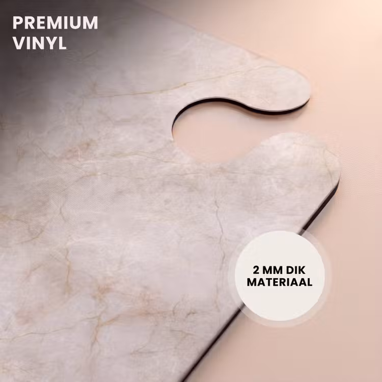 CaseSwap™ - Lichtbeige - Goudbruine Nerven - Marmer — 6