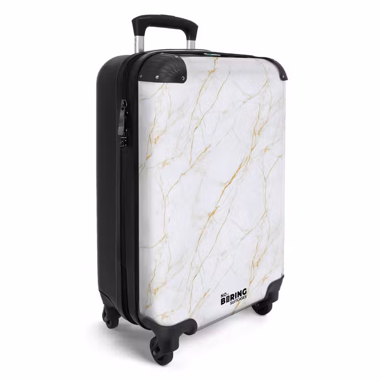 CaseSwap™ - Wit - Marmer - Goud - Luxueus — 2