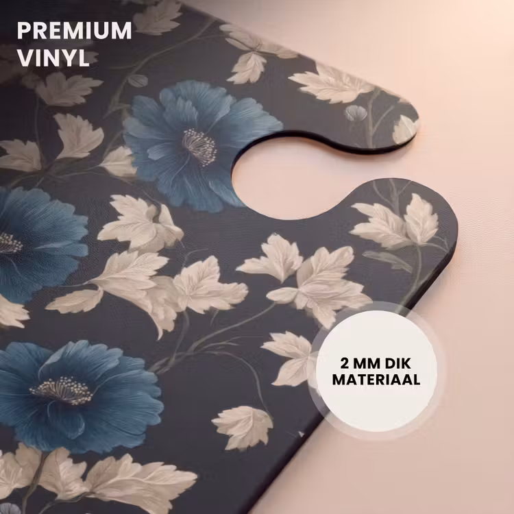 CaseSwap™ - Botanisch - Bloemen - Blauw — 6