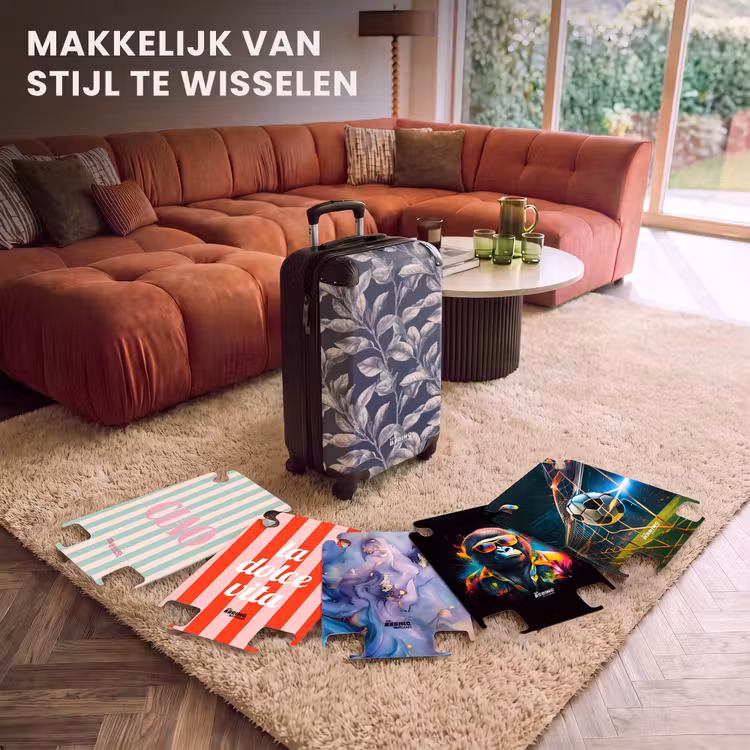 CaseSwap™ - Botanisch - Patroon - Blauw — 5