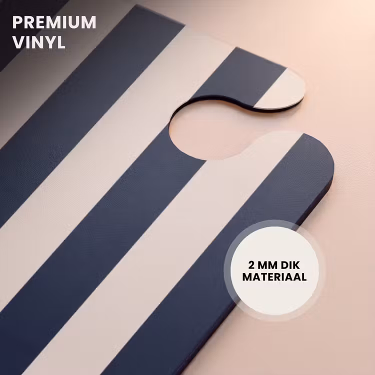 CaseSwap™ - Verticale strepen - Blauw - Crème — 6