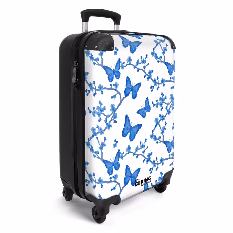 CaseSwap - Vlinder - Bloemen - Blauw — 2