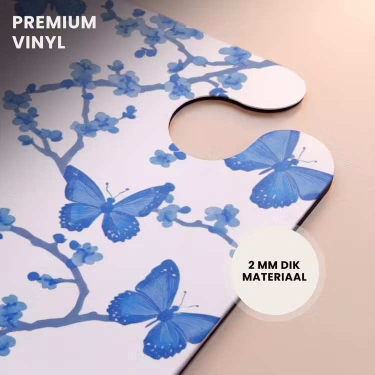 CaseSwap - Vlinder - Bloemen - Blauw — 6
