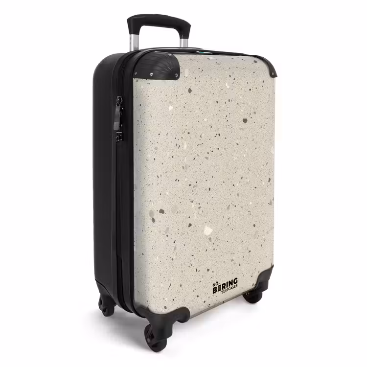 CaseSwap™ - Lichtbeige - Terrazzo - Grijs — 2