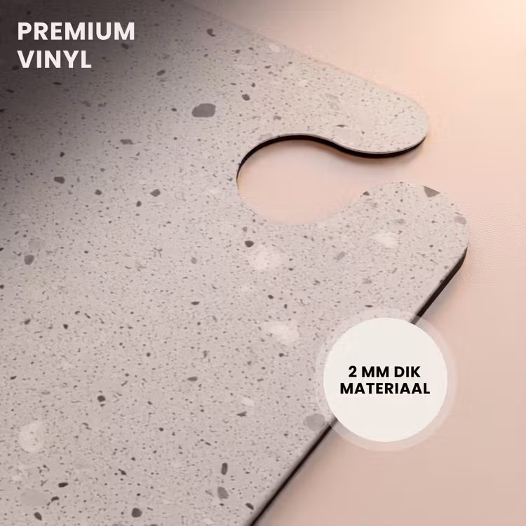 CaseSwap™ - Lichtbeige - Terrazzo - Grijs — 6
