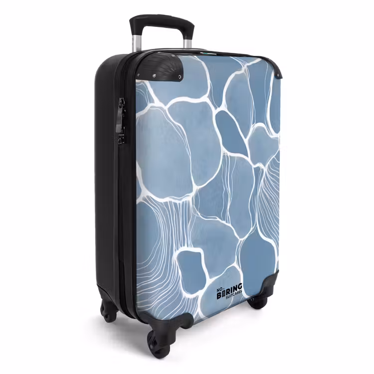 CaseSwap™ - Abstract - Blauw - Bladeren — 2