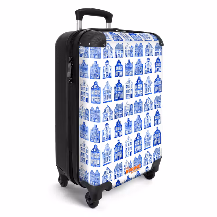 CaseSwap™ - Patroon - Huizen - Blauw — 2