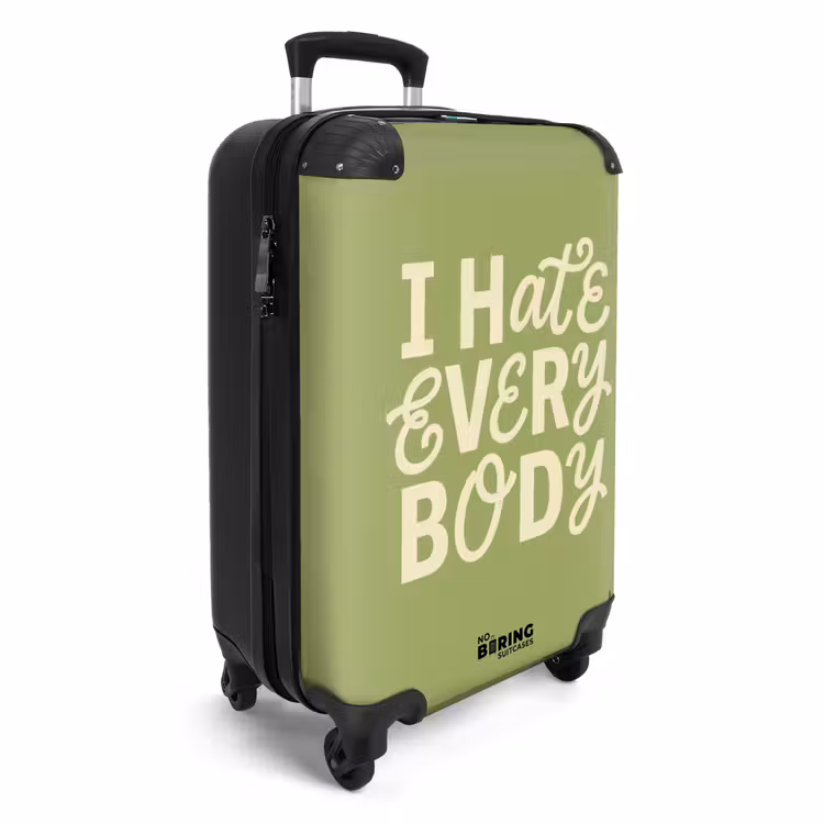 CaseSwap™ - I hate everybody - Groen - Retro — 2