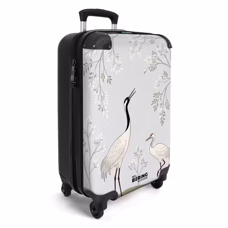 CaseSwap - Minimalistisch - Kraanvogels - Blauw — 2