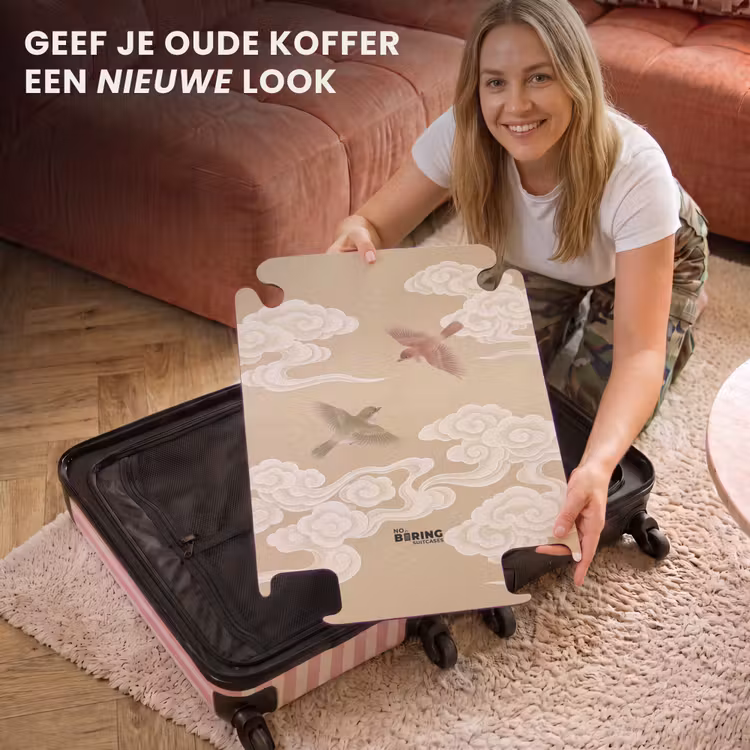 CaseSwap - Vogels - Vliegen - Beige — 3