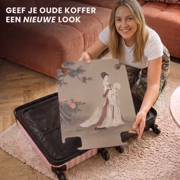 CaseSwap™ - Vrouw - Azië - Kunst - Beige — 3