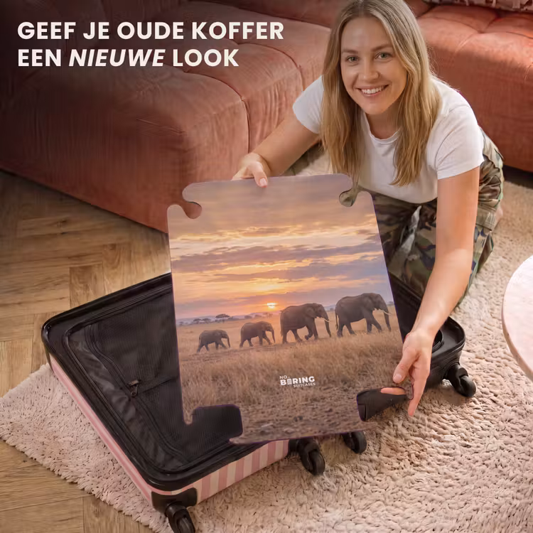 CaseSwap™ - Olifanten - Savanne - Zonsondergang - Afrika - Warm — 3