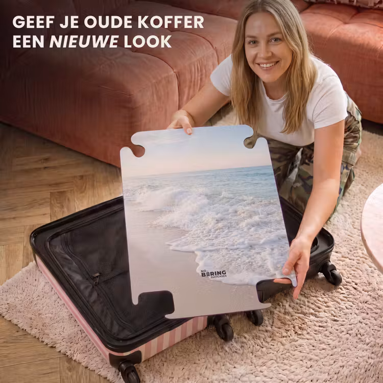 CaseSwap™ - Zee - Golven - Strand - Natuur - Wit — 3