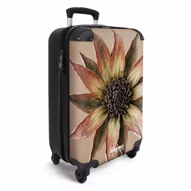 CaseSwap™ - Droogbloem - Protea - Vintage - Beige - Rustiek — 2