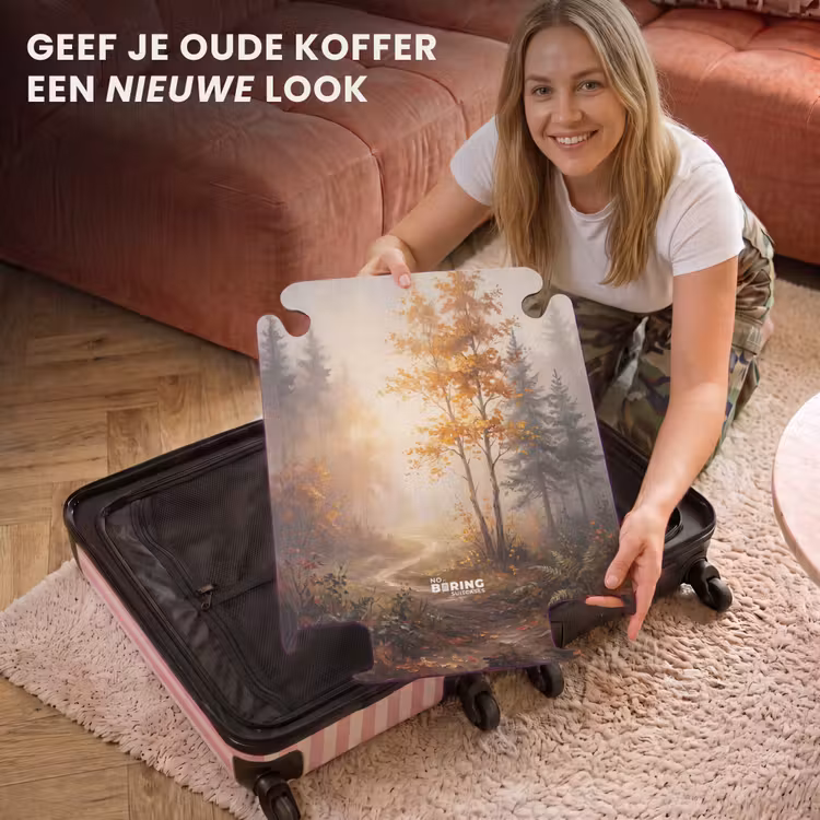 CaseSwap™ - Bospad - Herfstbladeren - Natuur - Schilderachtig - Oranje — 3