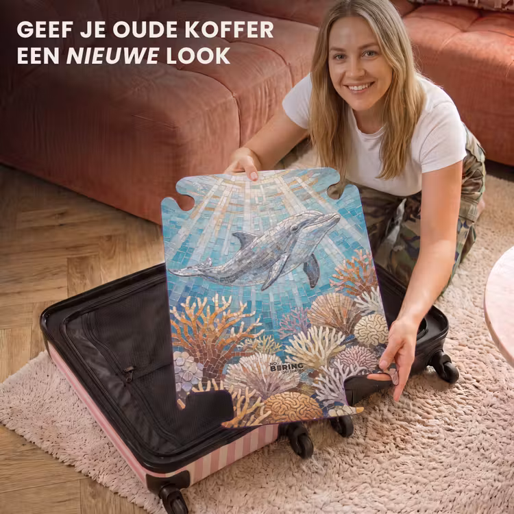 CaseSwap™ - Dieren - Mozaïek - Oceaan - Koraal - Blauw — 3