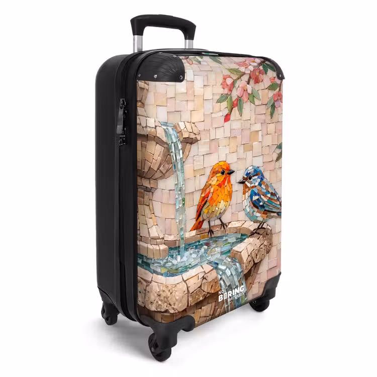 CaseSwap™ - Vogel - fontein - mozaiek - kleurrijk - dieren — 2