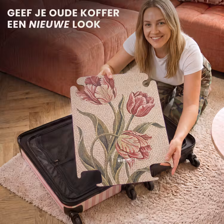 CaseSwap™ - Bloemen - Mozaïek - Rood - Groen - Kunst — 3
