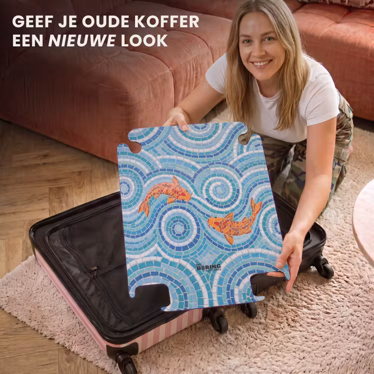 CaseSwap - Vis - Mozaïek - Water - Decoratief - Blauw — 3